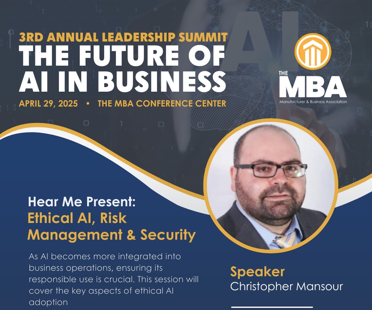 Hats off to Chris Mansour for the invitation to speak at the MBA 3rd Annual Leadership Summit! Carpe Diem!