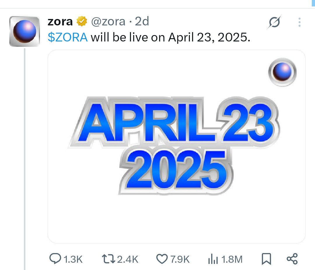 Encrypt_Space's tweet image. SCAM ALERT: $ZORA
Listing in 2 minutes and still NO allocation checker, NO airdrop distribution.
This is a major red flag.
Report and block this shady project.
#CryptoScam #ZORA #AirdropScam #Web3