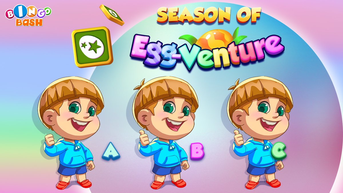 PlayBingoBash's tweet image. 🎁 FREEBIE ALERT! 

One of these kids is the odd one out—can you spot which? 🧐🐣
Is it A, B, or C? Drop your answer below and crack open a festive surprise! 🌼🎉FREEBIE▶️ bit.ly/42tTNSb 

#Eggventure #BingoBash #SpringChallenge