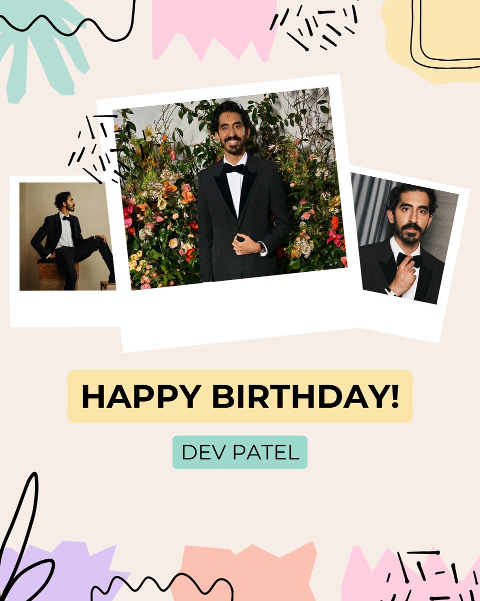 🎉✨ ¡Feliz cumpleaños, Dev Patel! ✨🎉

Hoy celebramos 35 años de talento, carisma y papeles que nos han marcado.

Desde Jamal hasta Gawain, siempre nos llevas a mundos únicos.

¡Brindamos por ti y por todo lo que está por venir! 💙🎬

#DevPatel #HappyBirthday #DevPatelFans