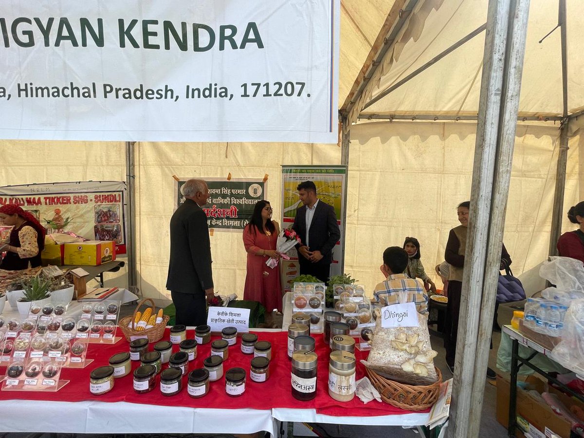 yspukvk's tweet photo. 🌾✨ KVK Rohru at the State Level Fair (20th–22nd April) #KVKRohru #StateLevelFair2025 #KVKexhibition#NaturalFarming #MilletsForHealth #ForestryConservation #MedicinalPlants #BeeKeeping #MushroomFarming #FarmersEmpowerment #SustainableAgriculture@atari1icar@AgriGoI@icarindia. https://t.co/uOuz9MgVbq