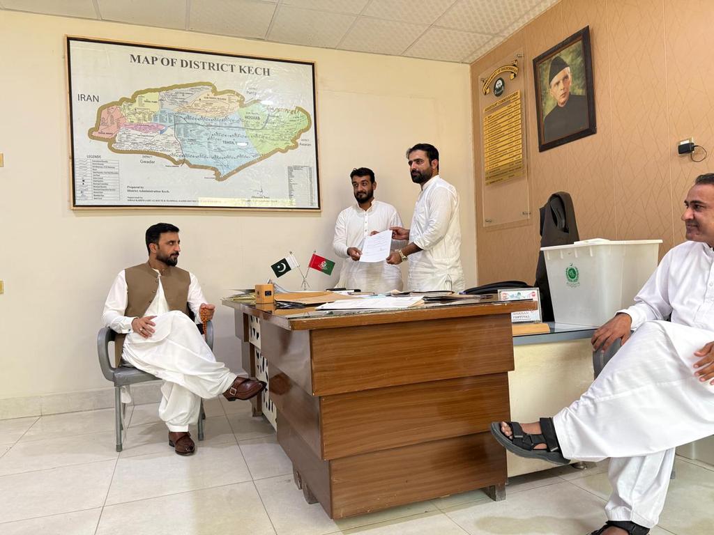 ZahoorBuledi's tweet photo. Congratulations to the Pakistan Peoples Party candidates Shey Changez Barkat Baloch and Khayal Hothuman Baloch who have been elected-unopposed as Chairmen of Union Council Nag and Balgater of District Kech, respectively. Their success show people’s trust and the unwavering vision of PPP Chairman @BBhuttoZardari, whose political mission continues to inspire a new era of leadership and service.