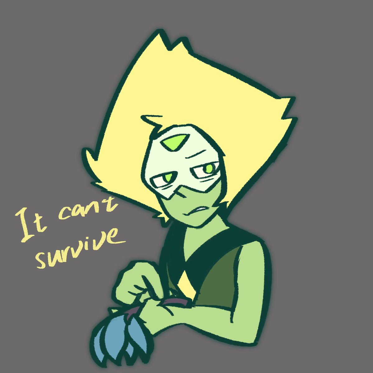 Back to the kindergarten
#stevenuniversefanart 
#Peridot