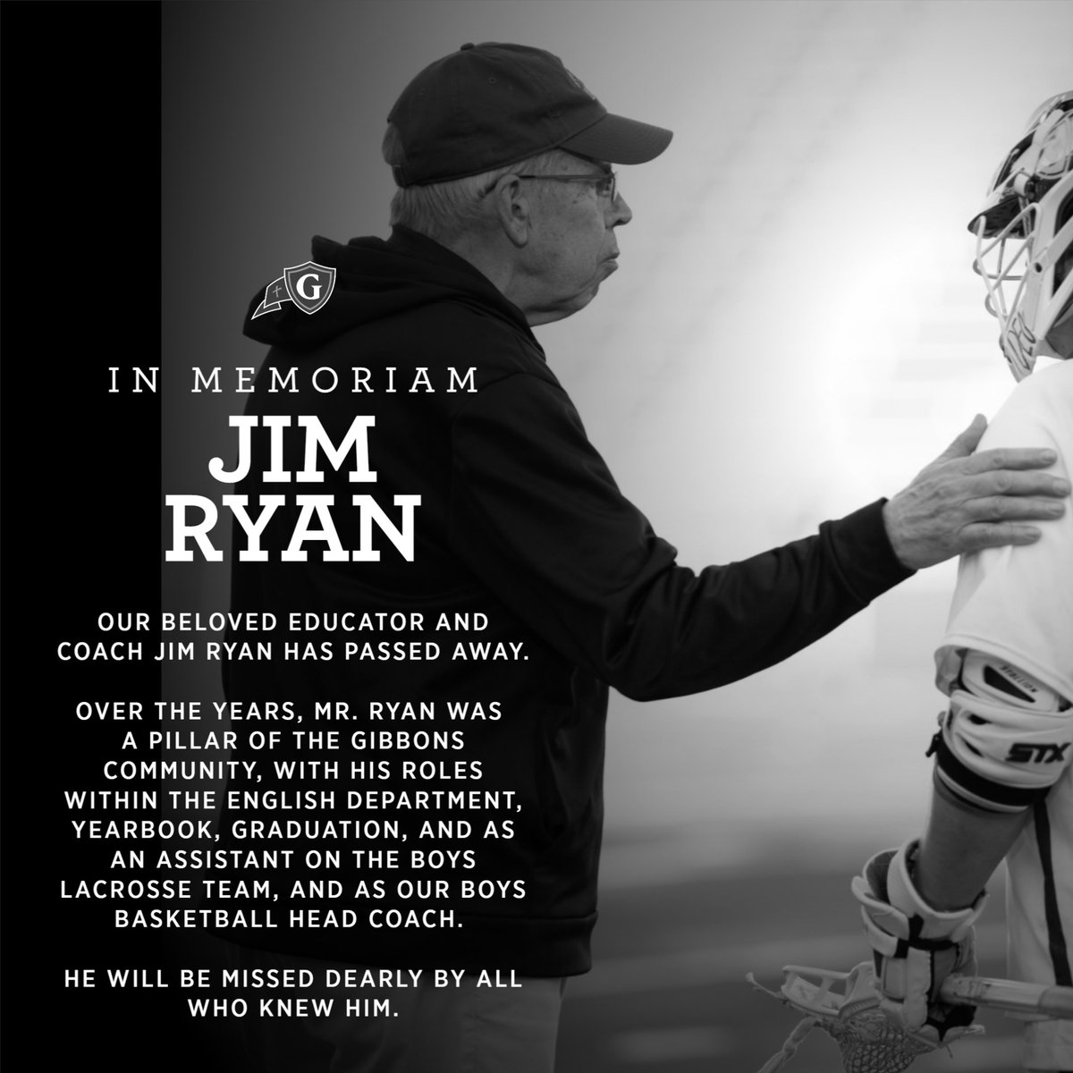 It is with deep sadness and heavy hearts that we share the passing of our beloved colleague and friend, Jim Ryan, who passed away peacefully yesterday, surrounded by his loving family.
