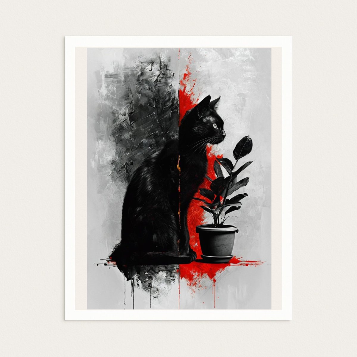 sketchedtime's tweet image. A new drop has arrived from Sketched Time!
This striking black cat wall art blends abstract textures with modern gothic charm — a bold statement for any space.

#BlackCat #GothicDecor #AbstractAnimals #ModernWallArt #CatLovers
Add this to your collection sketchedtime.etsy.com