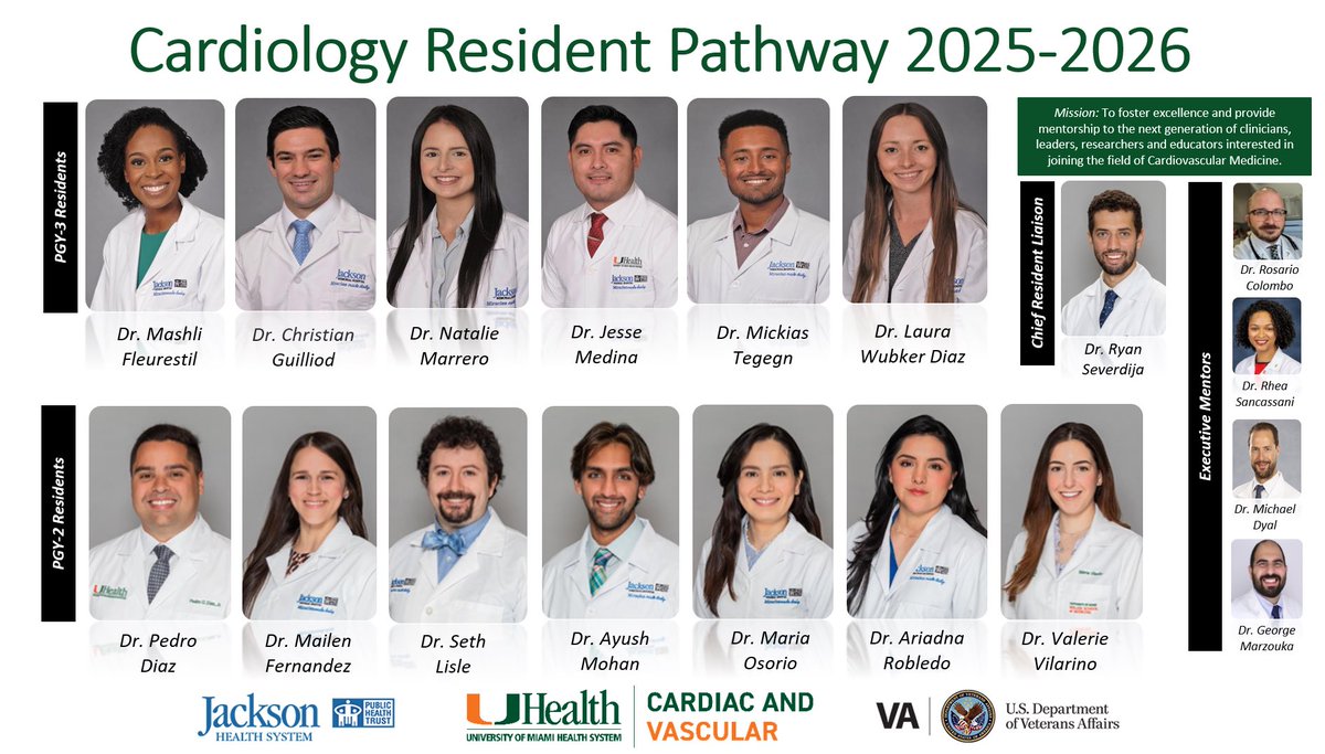 Rosario “Russ” Colombo, MD, FACC (@russcolombomd) on Twitter photo Please join me in congratulating our new rising PGY-2 class for being selected to join the 2025-2025 <a href="/UmJmhIMRes/">University of Miami Internal Medicine Residency</a> Cardiology Resident Pathway! 🫀 Please join me in congratulating our new rising PGY-2 class for being selected to join the 2025-2025 <a href="/UmJmhIMRes/">University of Miami Internal Medicine Residency</a> Cardiology Resident Pathway! 🫀
