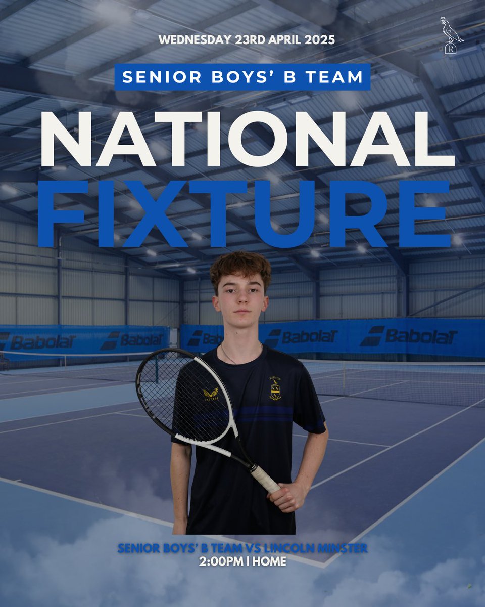 National Qualifying for the boys ‘B’ team this afternoon as they host Lincoln Minster on the outdoor courts. Let’s go! 👊🎾
