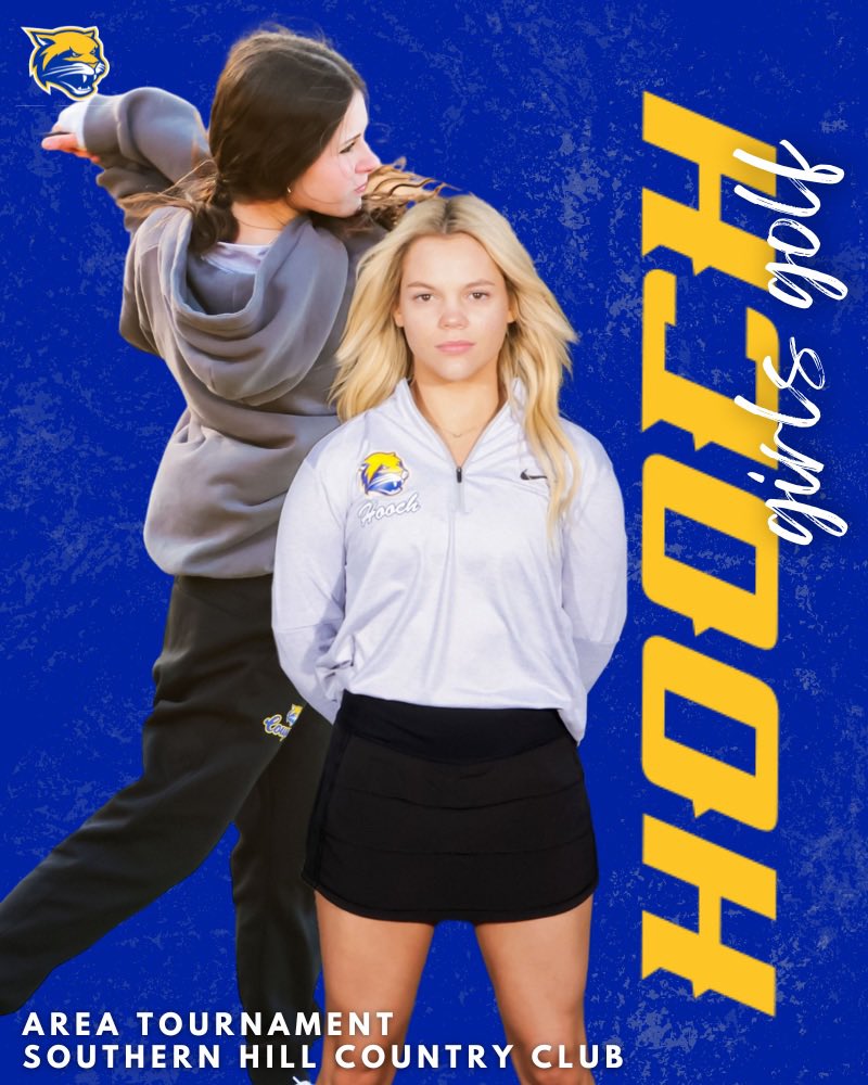IT’S MATCH DAY!! Our girls golf team heads to Houston Co to compete in the area tournament. Good luck Cougars! 🐾⛳️

⏰ 8am
📍 Southern Hill Country Club
📣 Area Tournament 

GO HOOCH!