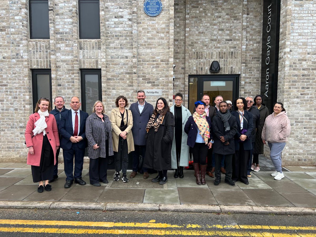 BambosMP's tweet image. Wonderful to open Aaron Gayle Court in Wood Green today with @JoanneMcCartney, @perayahmet, @SarahWHaringey &amp;amp; @tomcopley.

With 23 new homes for #Haringey, Aaron Gayle is part of @haringeycouncil's plan to deliver 3000 new council homes by 2031 🏘️

Well done to everyone involved!