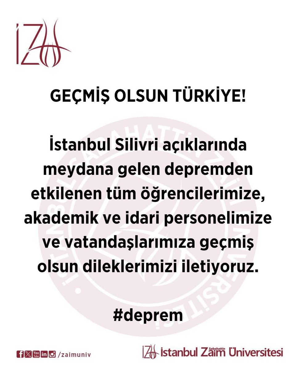 İZÜ (@zaimuniv) on Twitter photo 