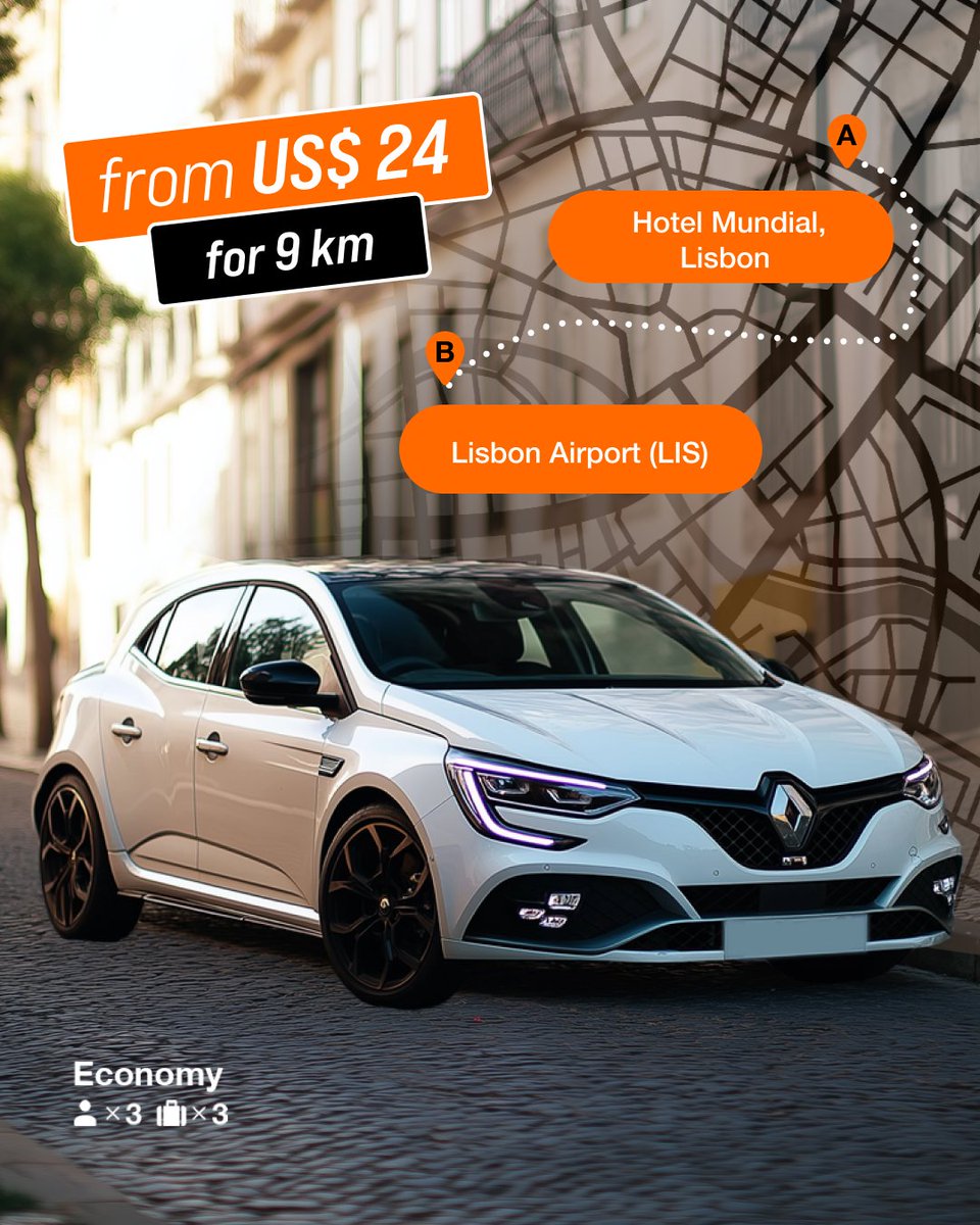 Heading to or from Lisbon and want to skip the hassle? With GetTransfer, your ride is ready when you are — simple, affordable, and stress-free.

Exclusive for our followers: Save 8% on your April booking with promo code GET8_APR!

#gettransfer #aiporttransfer #hoteltransfer