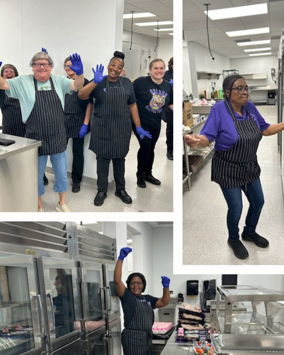 SaludaCafes's tweet photo. Yesterday was an exciting day at the new Saluda Elementary School where staff served the first meal in the cafeteria. 🎉🍽️ Students and staff had the best day celebrating in the new lunch line and enjoying delicious food. 😋🏫🥳
#OneSaluda #SaludaSC #SaludaSouthCarolina #Saluda https://t.co/oeU8QabSmB
