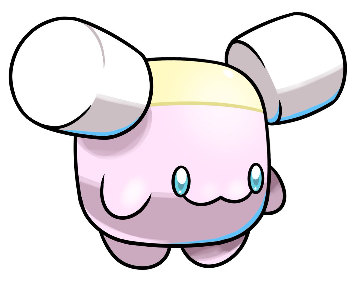 A Gen II spirit? Meet Fluffae✨
It's a 3 evolution line, here is the 1st stage

What type would like to see next?
#fakemon #2Dart #gaming #pokemonart