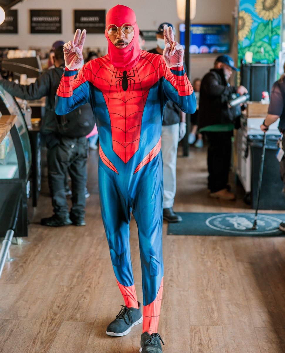 Need a little power up this Wednesday? Chanel your inner superhero or stop by and you might run into Spiderman!