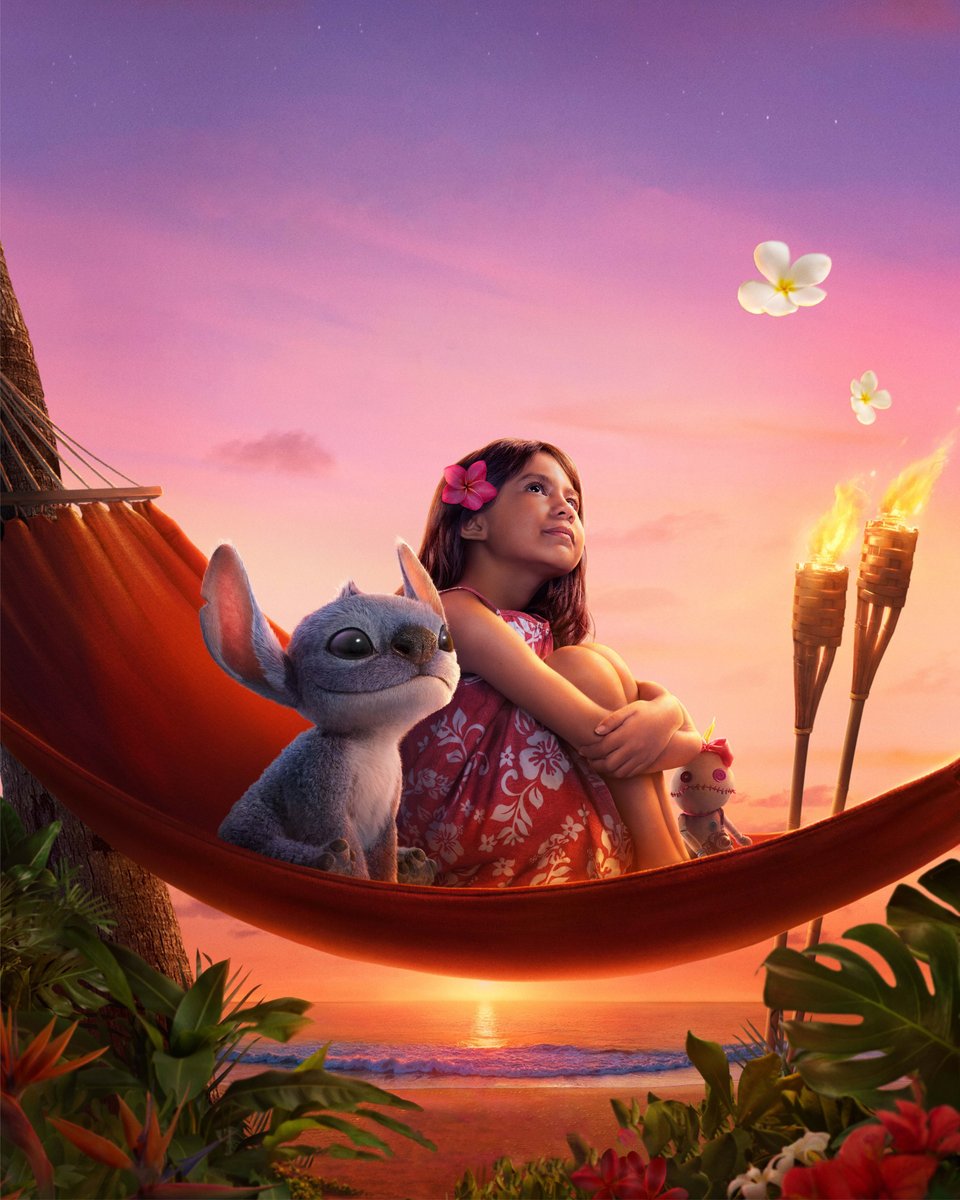 DisneyLABR's tweet photo. Falta apenas 1 MÊS para a estreia do live-action de 'Lilo &amp; Stitch'! 🌺🛸

Tudo indica que o trailer final será lançado hoje 👀 https://t.co/TrprGqK7Cx