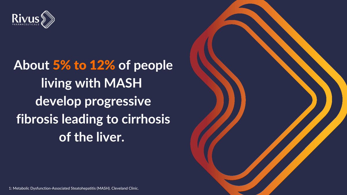 Metabolic dysfunction-associated steatohepatitis (#MASH) is a serious liver condition involving fat accumulation and inflammation. At Rivus, we are committed to raising awareness and advancing treatment options for MASH: bit.ly/4hQV2B0