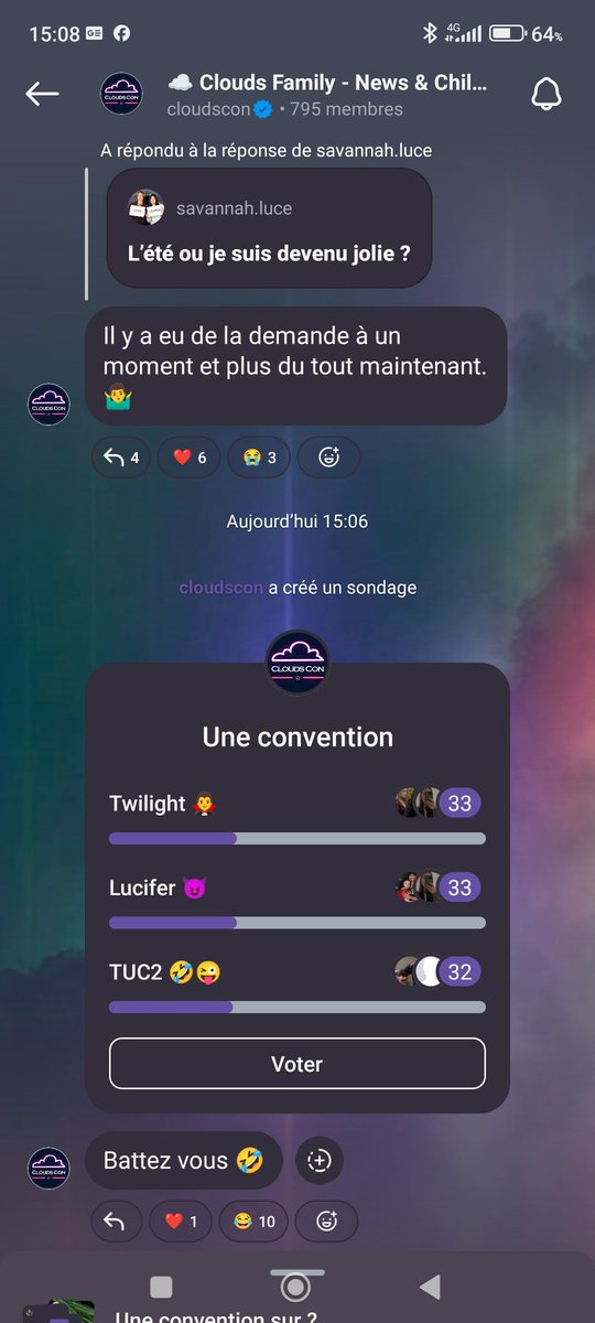 Go vote for Lucifer on cloudscon Instagram please 🙏😈