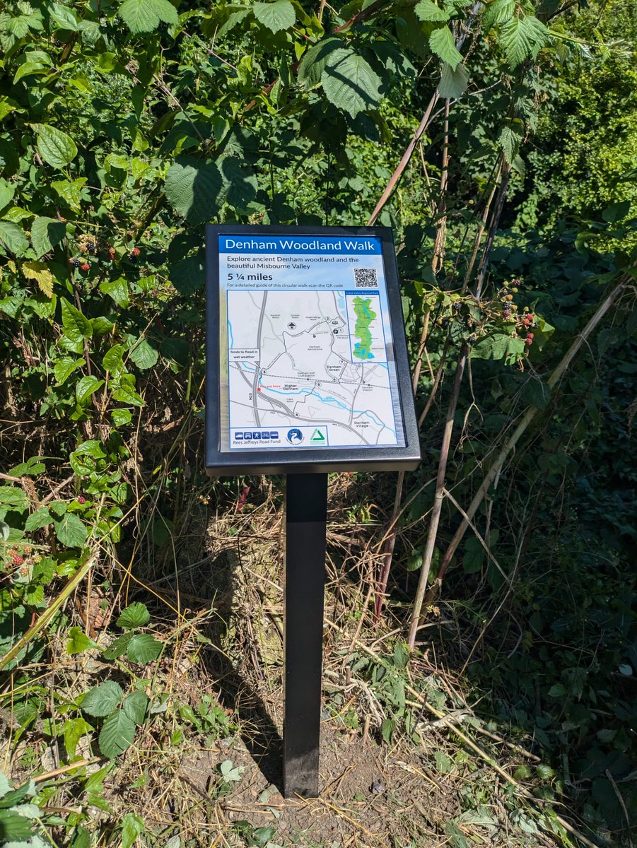 Colne_Valley's tweet photo. The Colne Valley Park Team have made access improvements to 2 circular walks in #Denham and #Harefield. Better connection to rural walking routes for road users on the A412 &amp; A413 is now possible thanks to @GwkSouth and the Rees Jeffreys Road Fund
https://t.co/DFOlQbPOTE https://t.co/Ygw7QxfcZt