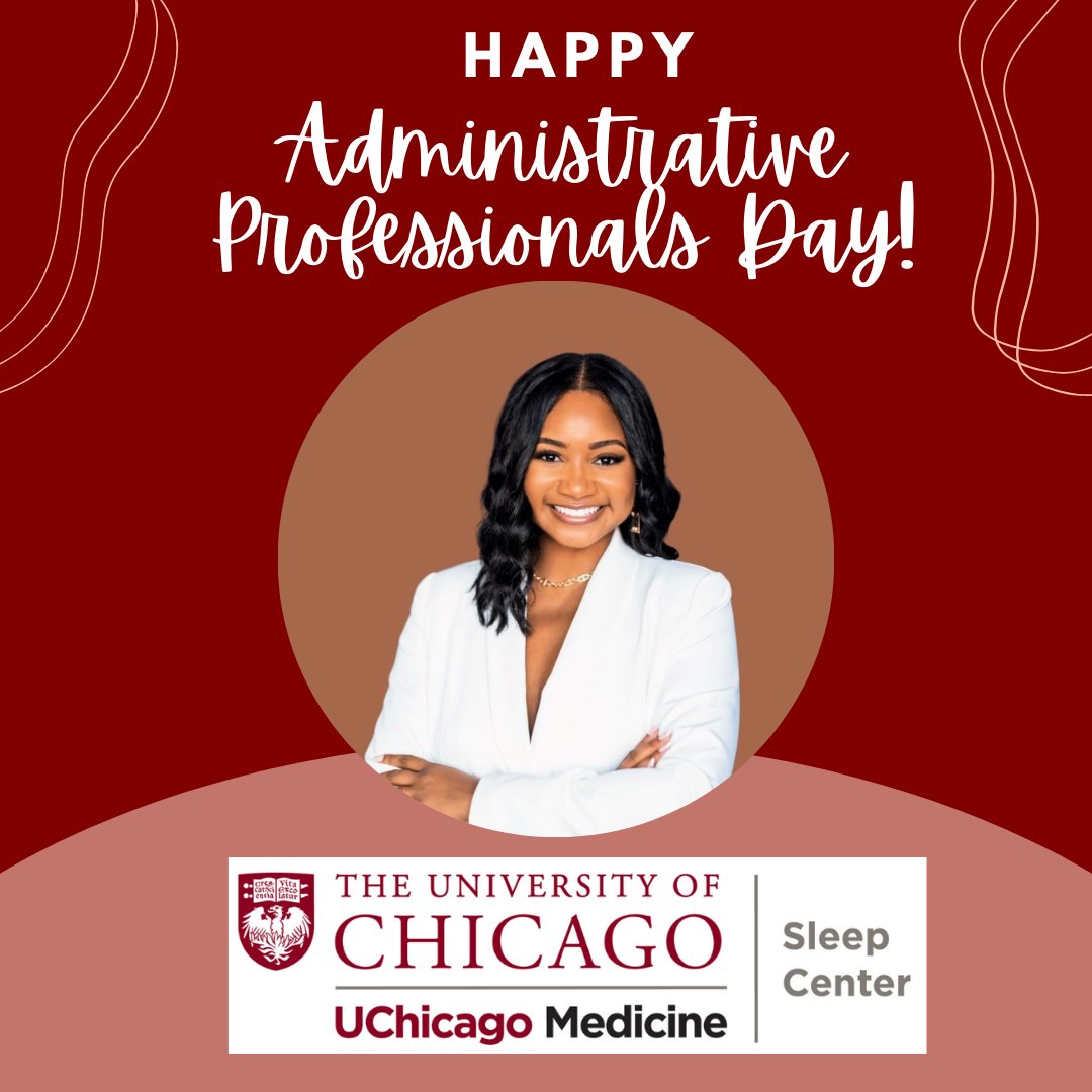 UChicago Medicine Sleep Center (@uchicagosleep) on Twitter photo Happy Admin Professionals Day! Special shoutout to Candice Wright, Assistant Director of Neuro-diagnostics, who we share with <a href="/UofCEpilepsy/">UChicago Epilepsy</a>, and has done an outstanding job invigorating strategy, operations, and excellence for everything sleep & epilepsy across UChicago Medicine! Happy Admin Professionals Day! Special shoutout to Candice Wright, Assistant Director of Neuro-diagnostics, who we share with <a href="/UofCEpilepsy/">UChicago Epilepsy</a>, and has done an outstanding job invigorating strategy, operations, and excellence for everything sleep & epilepsy across UChicago Medicine!