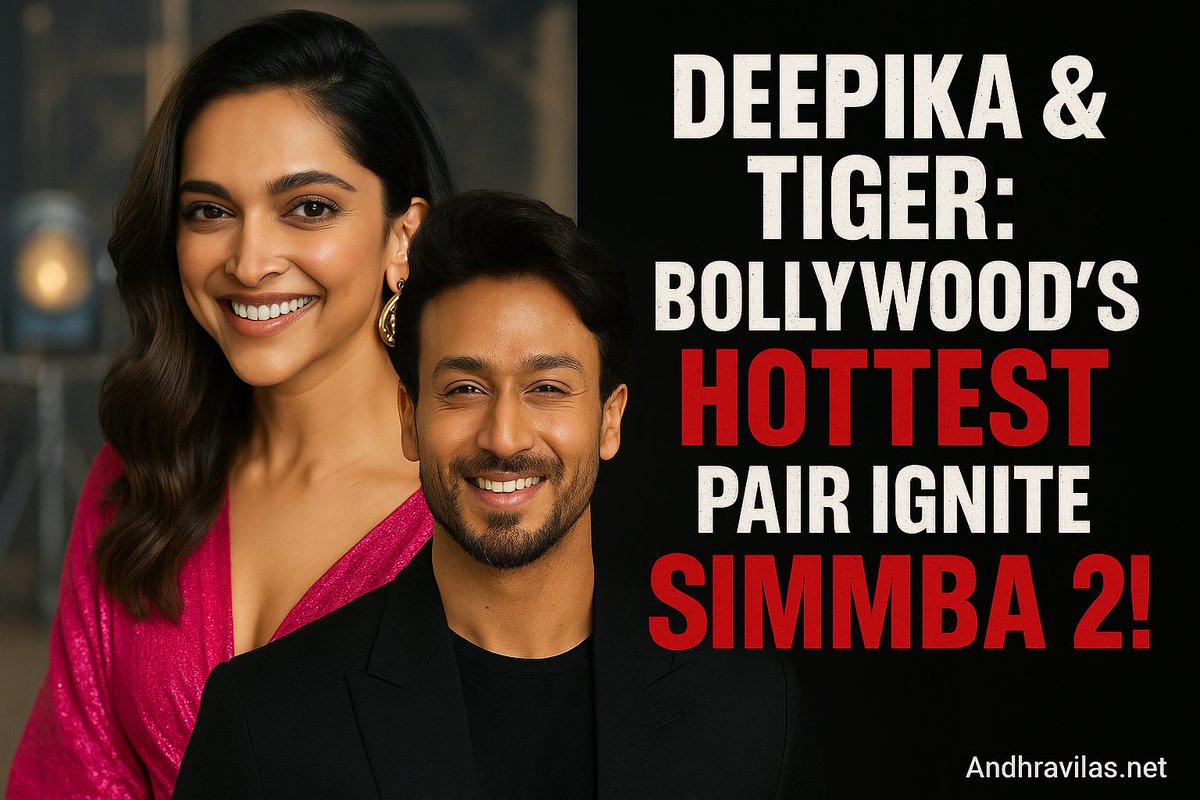 Andhravilasnews's tweet photo. Deepika & Tiger: Bollywood's HOTTEST Pair Ignite Simmba 2! 🔥
Read all the spicy details! RT & share your thoughts! 👇 #DeepikaPadukone #TigerShroff #Bollywood #Simmba2 --> https://t.co/btNHKIqWaC
Deepika's post-pregnancy return & the age-gap debate are already trending! #Simmba2
#DeepikaPadukone #TigerShroff #Simmba2 #Bollywood #Simmba