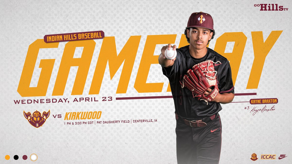 IHCC Athletics (@ihccathletics) on Twitter photo LET’S PLAY TWO! Pat Daugherty Field is the place to be today as <a href="/IHCCBaseball/">Indian Hills Baseball</a> plays its penultimate home date of the regular season vs <a href="/KCC_BSB/">Kirkwood Baseball</a>. First pitch between the Warriors (23-17 overall, 17-6 <a href="/ICCACSports/">ICCAC Sports</a>) & Eagles (31-15, 16-7) is 1 p.m. & <a href="/GoHillsTv/">GoHillsTV</a> will broadcast LET’S PLAY TWO! Pat Daugherty Field is the place to be today as <a href="/IHCCBaseball/">Indian Hills Baseball</a> plays its penultimate home date of the regular season vs <a href="/KCC_BSB/">Kirkwood Baseball</a>. First pitch between the Warriors (23-17 overall, 17-6 <a href="/ICCACSports/">ICCAC Sports</a>) & Eagles (31-15, 16-7) is 1 p.m. & <a href="/GoHillsTv/">GoHillsTV</a> will broadcast