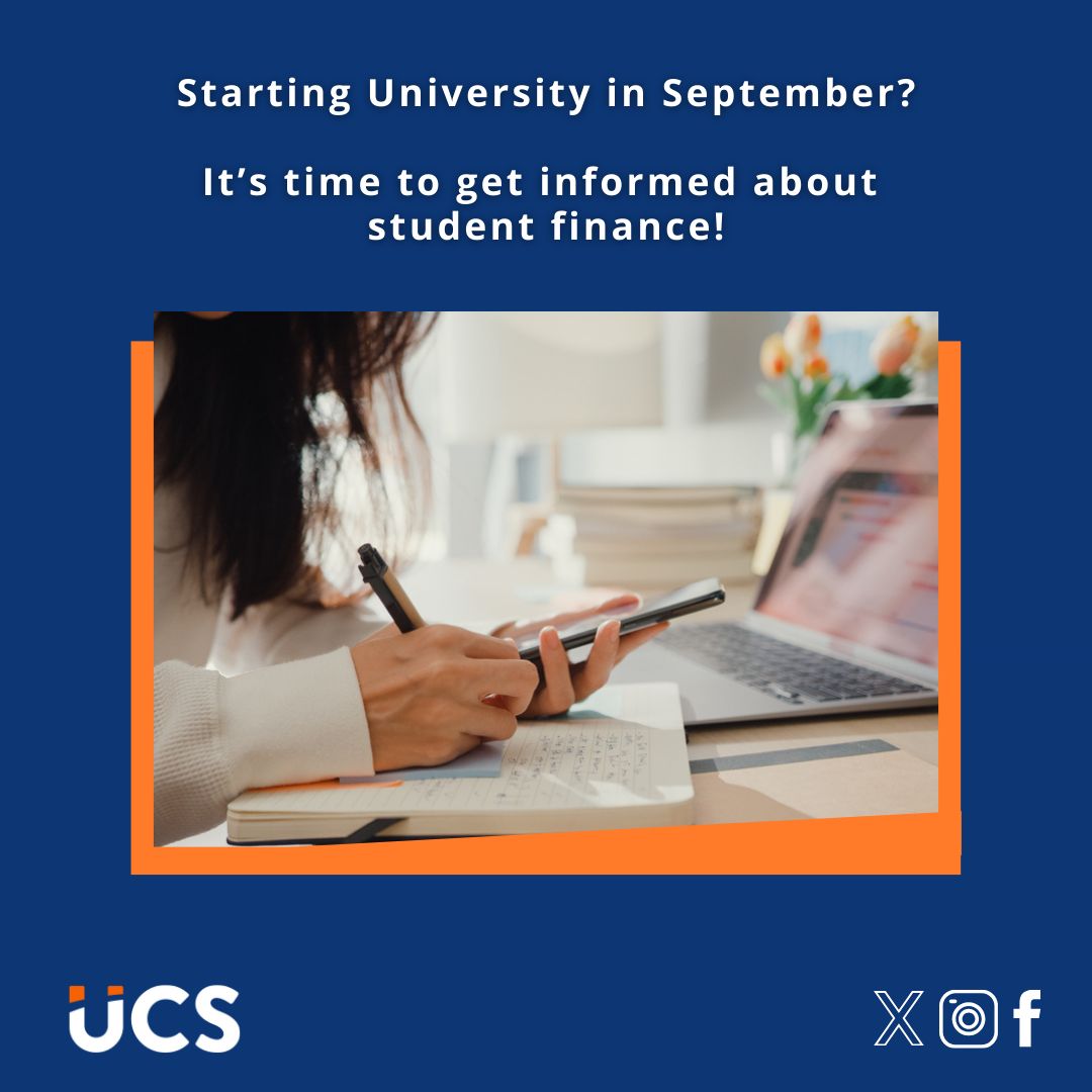 If you're planning on heading to university in September, you need to be exploring your student finances. Read all about how to apply for loans, tuition fees, living costs and more at ucas.com/money-and-stud….