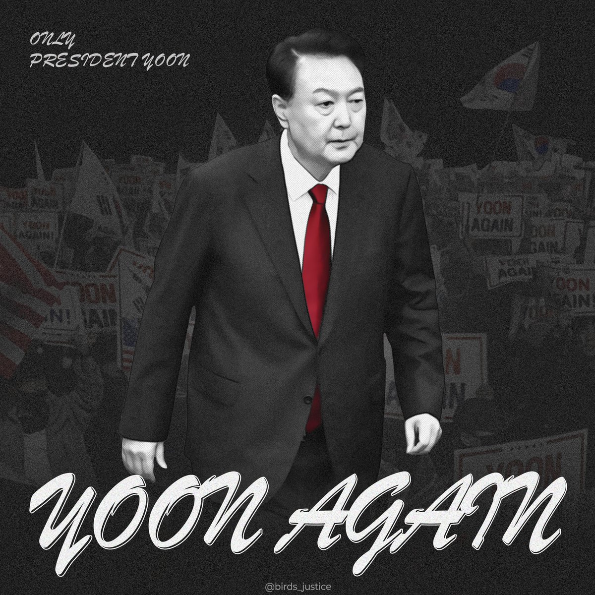 비상계엄은 윤카와 김용현 장관님 두분 밖에 몰랐습니다.
이후 어떤 작전인지는 역시 두분 밖에 모르겠죠.
그래서 전 장관님 말에 따라 애국청년들 중심으로 낙동강 최후전선에서 윤어게인을 외치며 버티고자 합니다.
다 조기대선으로 흔들리고 있는거 아는데 저는 끝까지 버틸겁니다.
YOON AGAIN🇰🇷