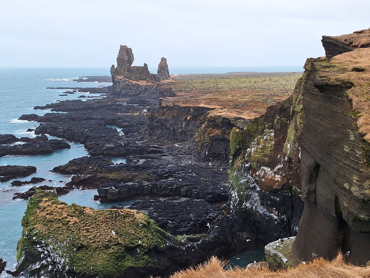 IcelandBus's tweet image. Where there are rainbows over waterfalls and mountains, where the sea carves stories into black sand - welcome to the Snæfellsnes Peninsula ⛰️🌈🌊

📸 by our wonderful guide Alain Corbeau

#Iceland #Kirkjufell #Arnarstapi #Snæfellsnes