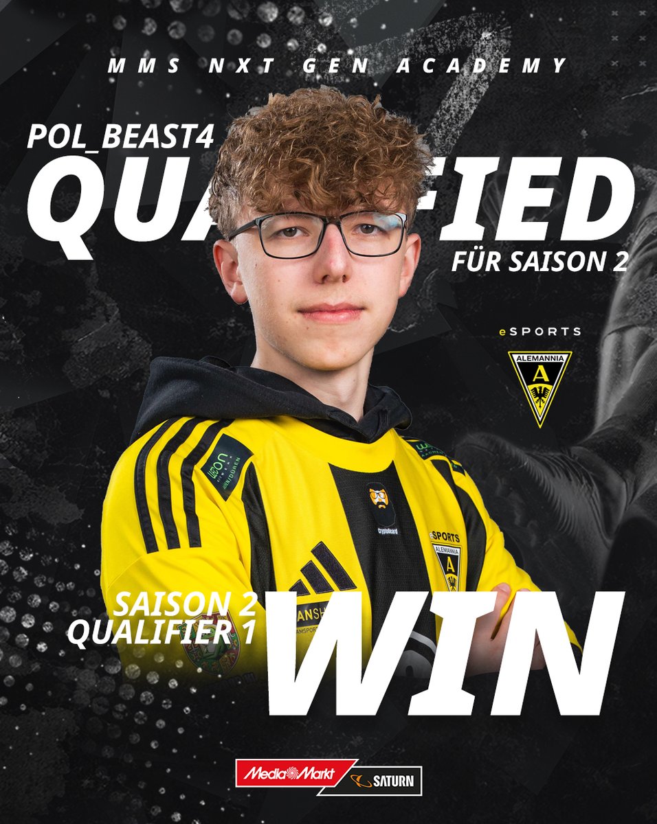 XPERION NXT (@xperion_nxt) on Twitter photo News von der MMS NXT Gen Academy ๐ฐ
<a href="/POL_Beast4/">POL_Beast4</a> von <a href="/ATSV1900eSports/">Alemannia Aachen eSports</a> ist Sieger des MMS NXT Gen Academy Closed Qualifier 1 und qualifiziert sich damit fรผr Saison 2 ๐๐ป News von der MMS NXT Gen Academy ๐ฐ
<a href="/POL_Beast4/">POL_Beast4</a> von <a href="/ATSV1900eSports/">Alemannia Aachen eSports</a> ist Sieger des MMS NXT Gen Academy Closed Qualifier 1 und qualifiziert sich damit fรผr Saison 2 ๐๐ป