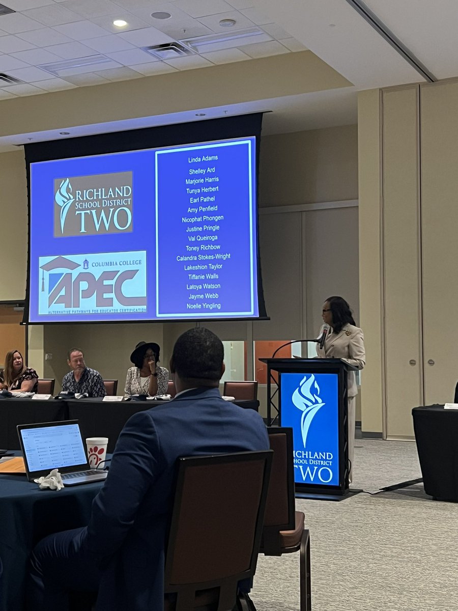 Helen N. Grant (@embraceequity) on Twitter photo So proud of the APEC educators joining <a href="/RichlandTwo/">Richland School District Two</a>! Thankful for our partnership with <a href="/ColumbiaKoala/">Columbia College, SC</a> making this tremendous achievement possible for our employees. #R2FACE So proud of the APEC educators joining <a href="/RichlandTwo/">Richland School District Two</a>! Thankful for our partnership with <a href="/ColumbiaKoala/">Columbia College, SC</a> making this tremendous achievement possible for our employees. #R2FACE