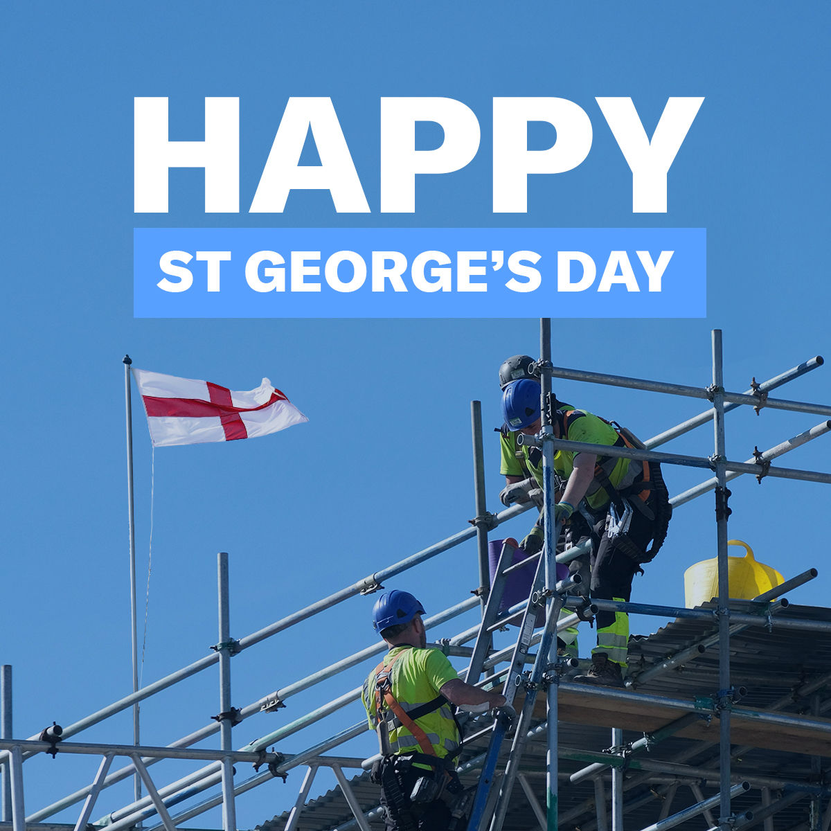 Wishing everyone a Happy St. George’s Day from everyone at Jewson.

#StGeorgesDay