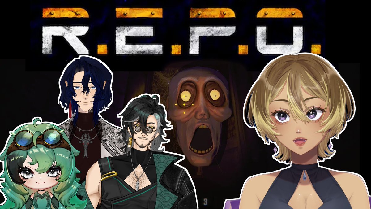 Rosmo4's tweet photo. 【STREAM STARTS IN 2 HOURS】
R.E.P.O collab with my siblings @Aquatic_Star @kuroo_tomura @SeidyrVT !!
➢https://t.co/pGxk1nORQt https://t.co/CTx45rEuoq