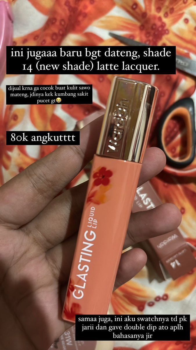 sunsetaddict6's tweet photo. !wts preloved make up, dijual krn salah shade!

1. colorfit cushion wardah sahde 31W (creame beige) 90k
2. wardah glasting shade 14 (latte lacquer) 80k

bisa req masukin ke shopee biar gratong
#zonauang #preloved #makeup https://t.co/edyRYtEOht
