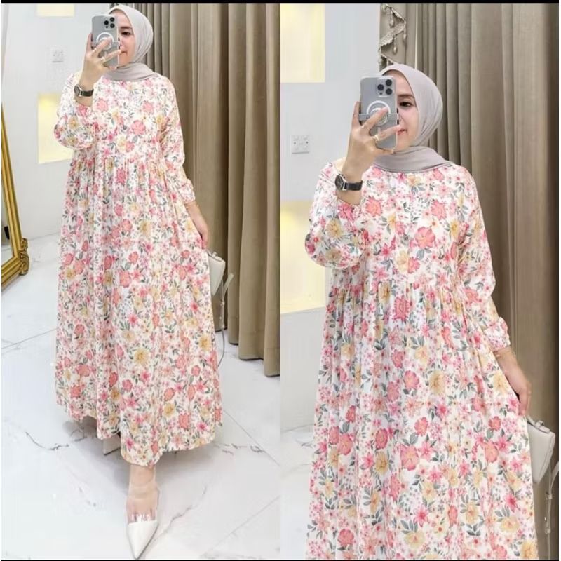 Hestindah's tweet photo. Cek Kolinda Midi Dress Rayon Premium Busui Friendly dengan harga Rp52.500. Dapatkan di Shopee sekarang! https://t.co/5tvMsisSzp https://t.co/fFpiy83RP6