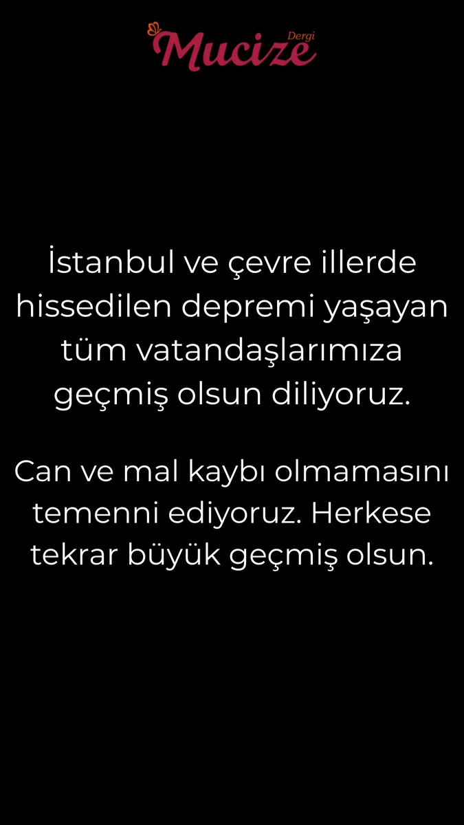 mucizedergi's tweet photo. Geçmiş olsun… #deprem https://t.co/Zcke498aj7