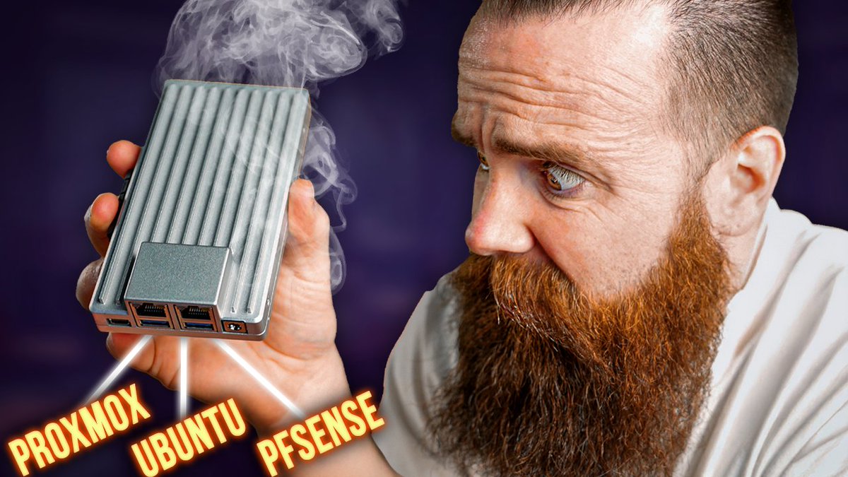 NetworkChuck's tweet image. I tested the new Zima Board 2 to see if it could run my entire homelab; Proxmox, Ubuntu, and pfSense running all on one tiny board.

Link below ⬇️