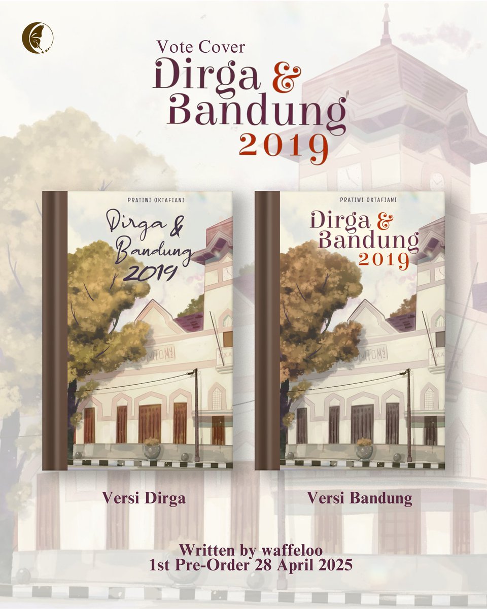 ChokoPublisher's tweet photo. [📌 VOTE COVER • DIRGA &amp; BANDUNG 2019 BY @waffeloo]

🎸 1ST PRE-ORDER — 28 APRIL 2025

Tentang dua anak muda yang belajar tumbuh dan mencintai—dengan cara mereka sendiri. Kadang ribut, kadang hangat, tapi selalu saling cari.

Pilih cover favoritmu sekarang, ya! 🥳 https://t.co/7Z7XV29mon