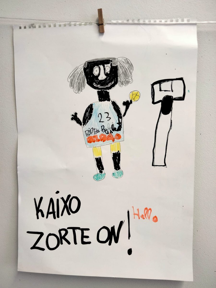 bilbaobasket's tweet photo. Los dibujos que nos llegan desde la escuela Rocca al Mare (Tallin, Estonia) 😍 https://t.co/AEBxzoLDKq