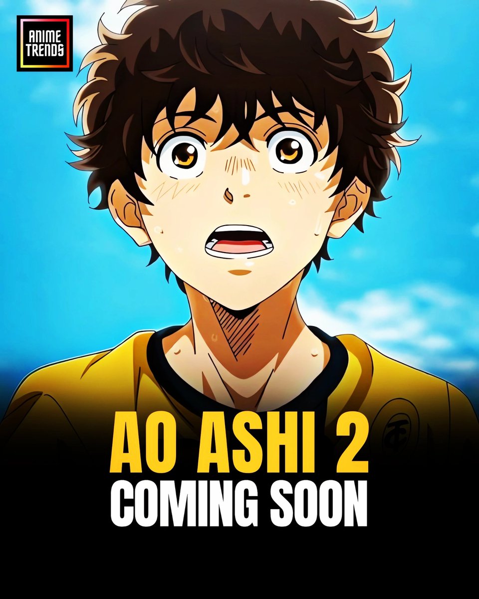 AnimetrendsLA's tweet photo. La 2da Temporada de AO ASHI ya está en producción. ✨
#anime #season2 https://t.co/qbAYYcWTDI
