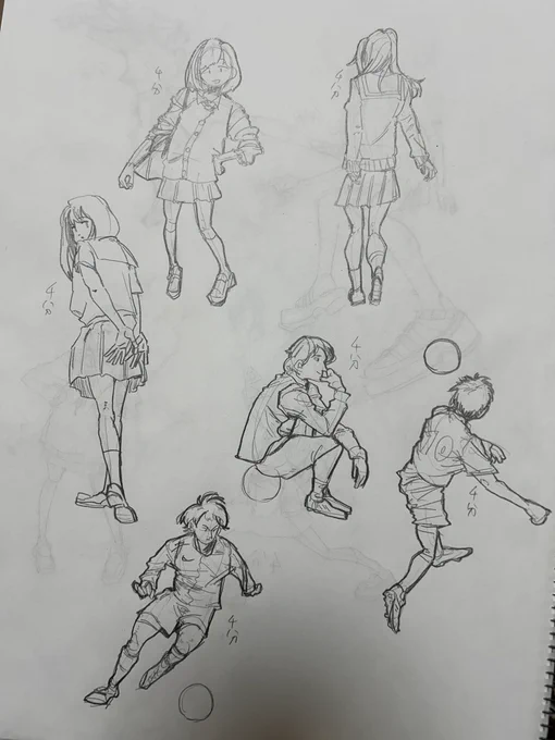 久しぶりにクロッキー
もっと少ない線で描けるようになりたい
あとバランス整えたい 