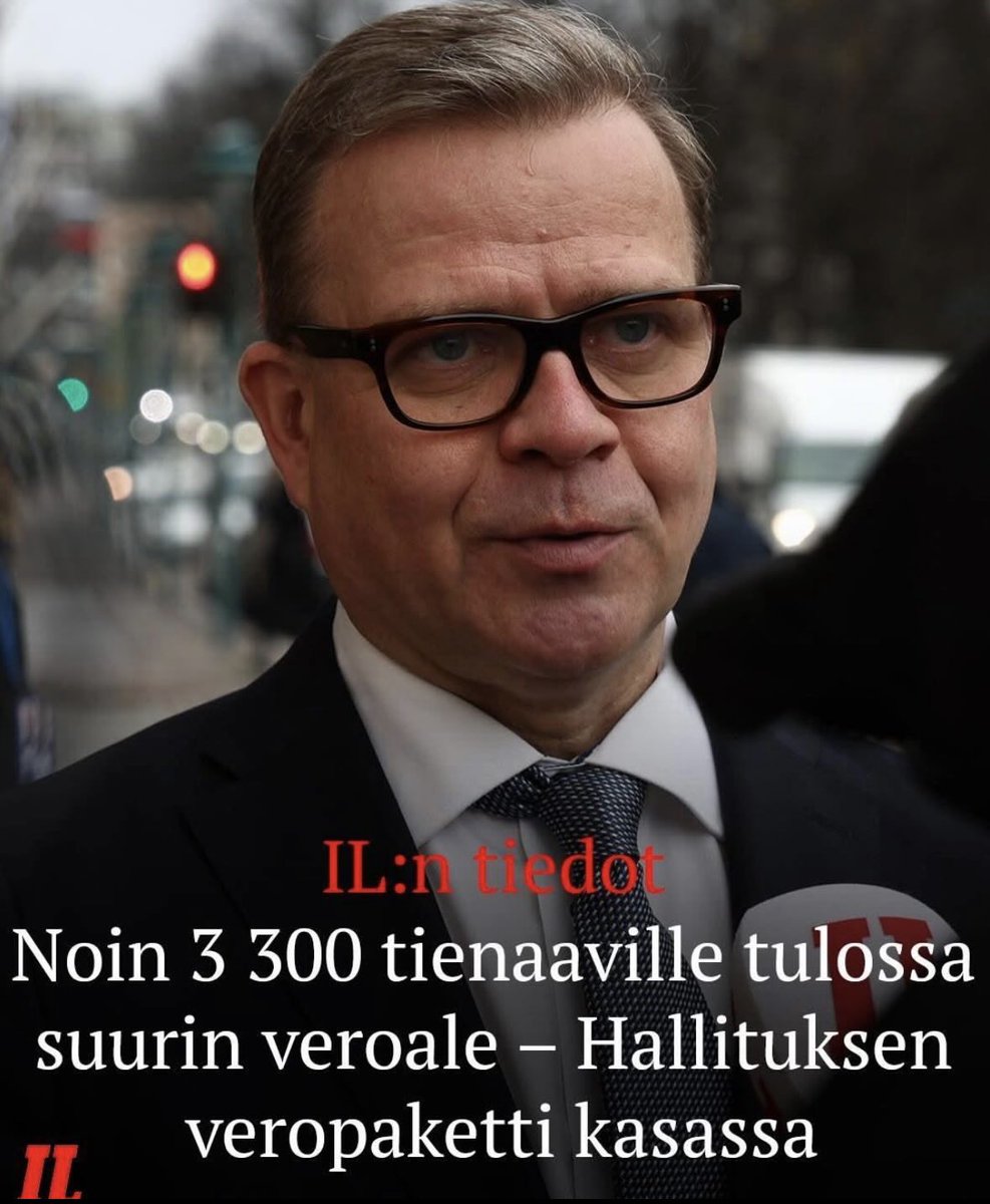 Vasemmiston mukaan suurituloiset ja rikkaat ovat saamassa suurimmat veronalennukset. Harmi, että vasemmisto harvoin tarkentaa, että rikas ihminen on heidän todellisuudessa keskituloinen palkansaaja, joka herää aamulla töihin.