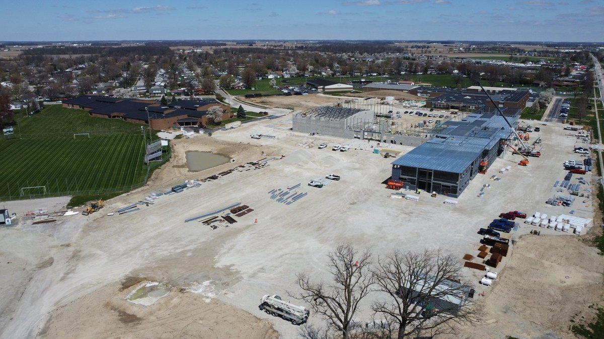 OFCC (@ohfacilities) on Twitter photo As you can see from these aerial photos from Peterson Construction Company, progress is coming along nicely at the construction site of the new middle-high school being built for <a href="/CelinaSchools/">Celina City Schools</a>. It is scheduled for completion in the fall of 2027. As you can see from these aerial photos from Peterson Construction Company, progress is coming along nicely at the construction site of the new middle-high school being built for <a href="/CelinaSchools/">Celina City Schools</a>. It is scheduled for completion in the fall of 2027.