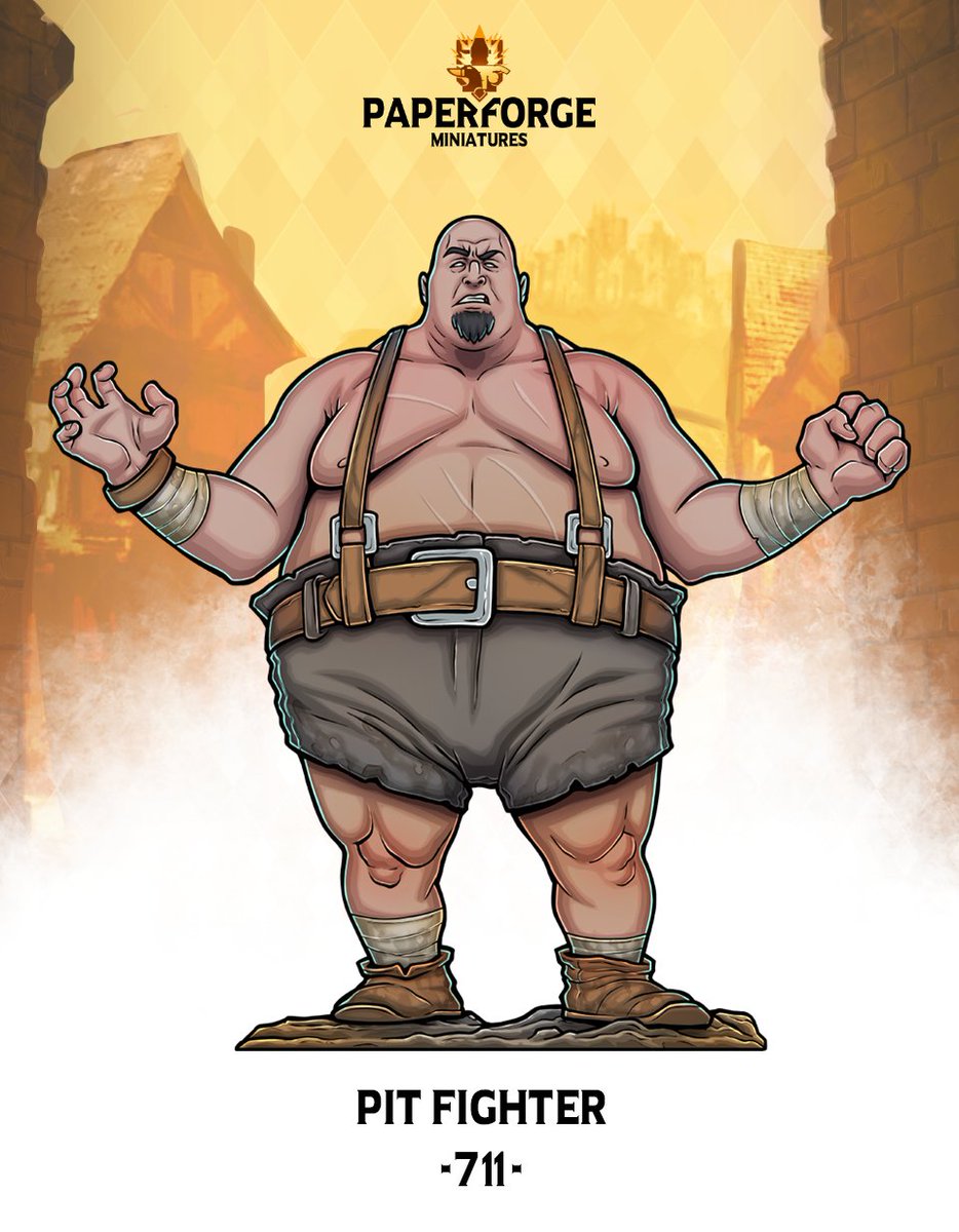 Our final Pit Fighter has been released! You can get the Paper Mini and #VTT Tokens plus some extra Patreon loot here: patreon.com/posts/711-pit-…
#DND #TTRPG #dnd5e #RPG