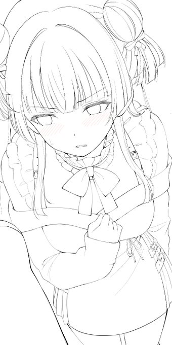 冬優子ちゃん。いつもと違うペン試しながらで悪戦苦闘中 