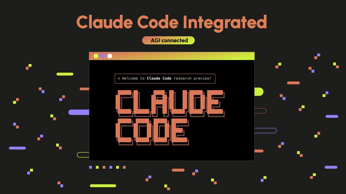 heurist_ai's tweet photo. AGI moves closer 👀

Heurist Agent Framework + Claude Code just dropped!

We've integrated @AnthropicAI 's revolutionary agentic coding system directly into our open source framework. https://t.co/mwboneIYlj