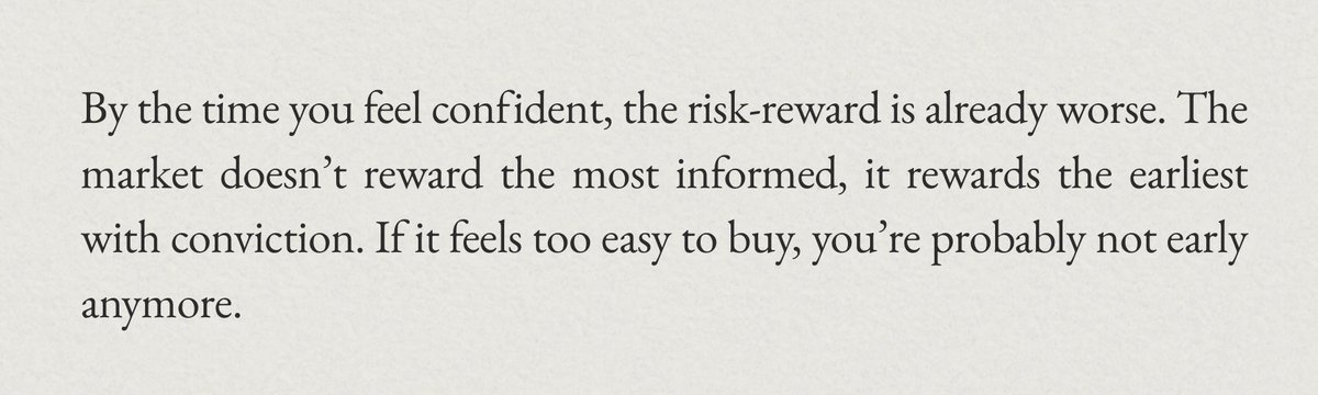 Confidence is a lagging indicator