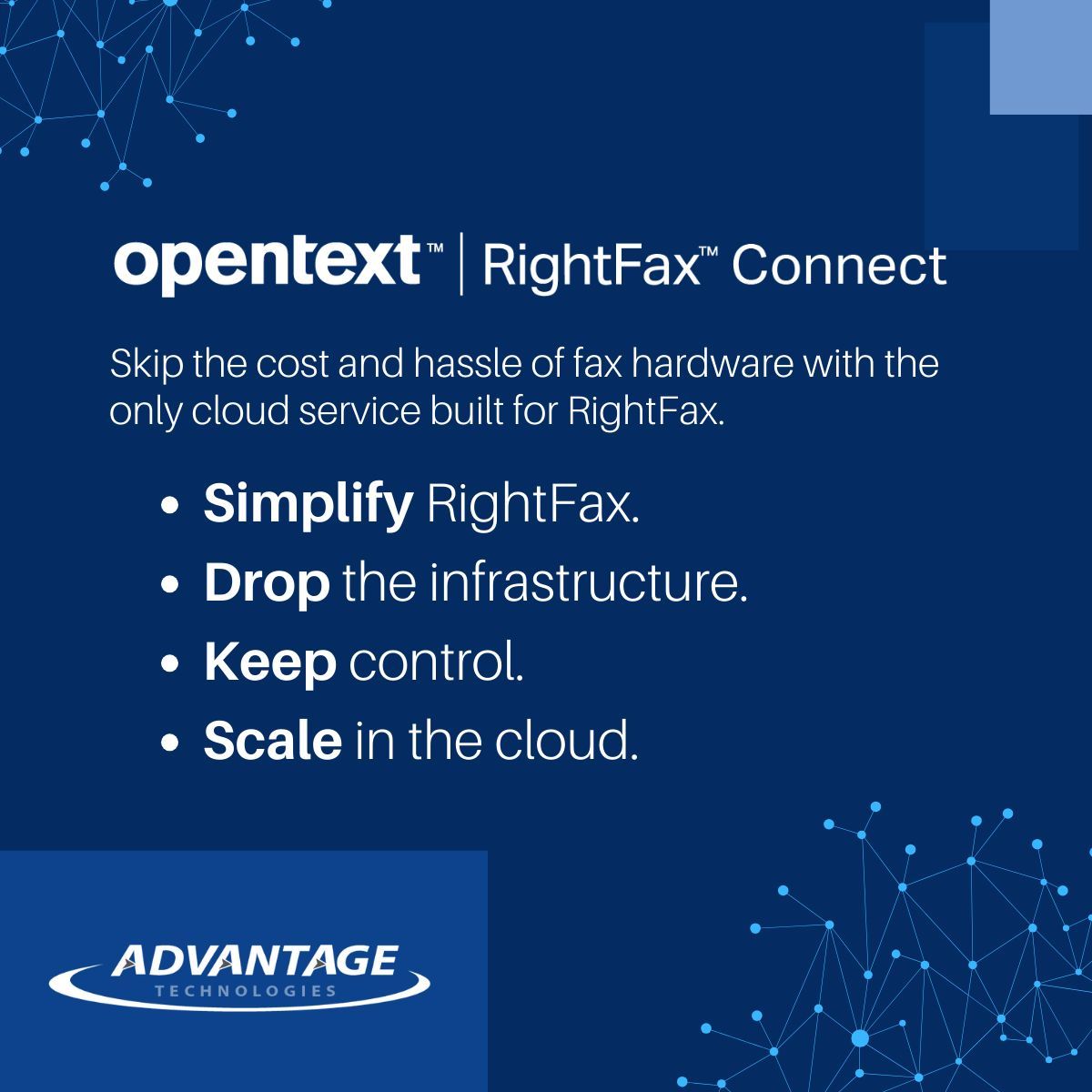 RightFaxPros's tweet image. RightFax Connect extends the capabilities of your RightFax system by leveraging the cloud to deliver secure, scalable faxing without disrupting your existing workflows. 

#RigthFaxConnect #CloudFaxing #SecureFaxing #EncryptedFax 

bit.ly/42pbCTL