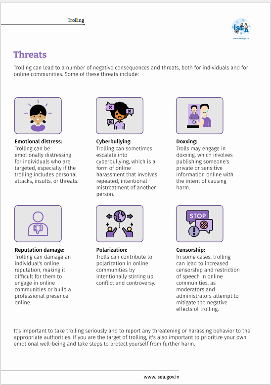 SSOIndia's tweet image. Trolling = emotional bait.
Don’t bite.
Learn how online provocation turns into cyber offences. 🧠💡

#ThinkBeforeYouReact #StopOnlineHarassment #DigitalWellbeing #CyberSafety #StaySafeOnline #SayNoToTrolling #ThinkBeforeYouClick #OnlineHarassment #DigitalWellbeing…