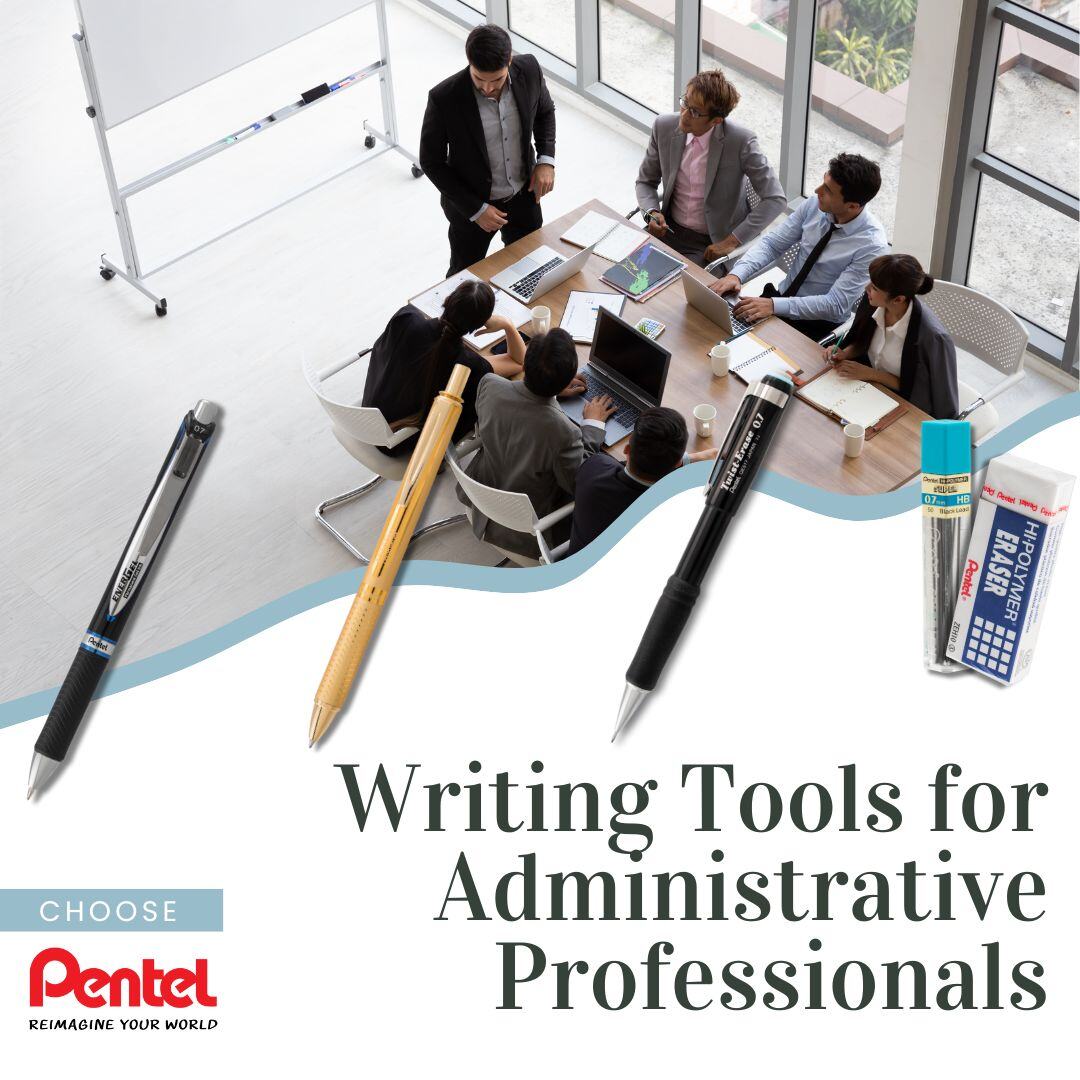 Today, we celebrate those who keep things running smoothly—just like our pens! 🖊💼 Happy Administrative Professionals Day! 👉hubs.ly/Q037Ll3w0 #Pentel #OfficeSolutions #ThinkEakes