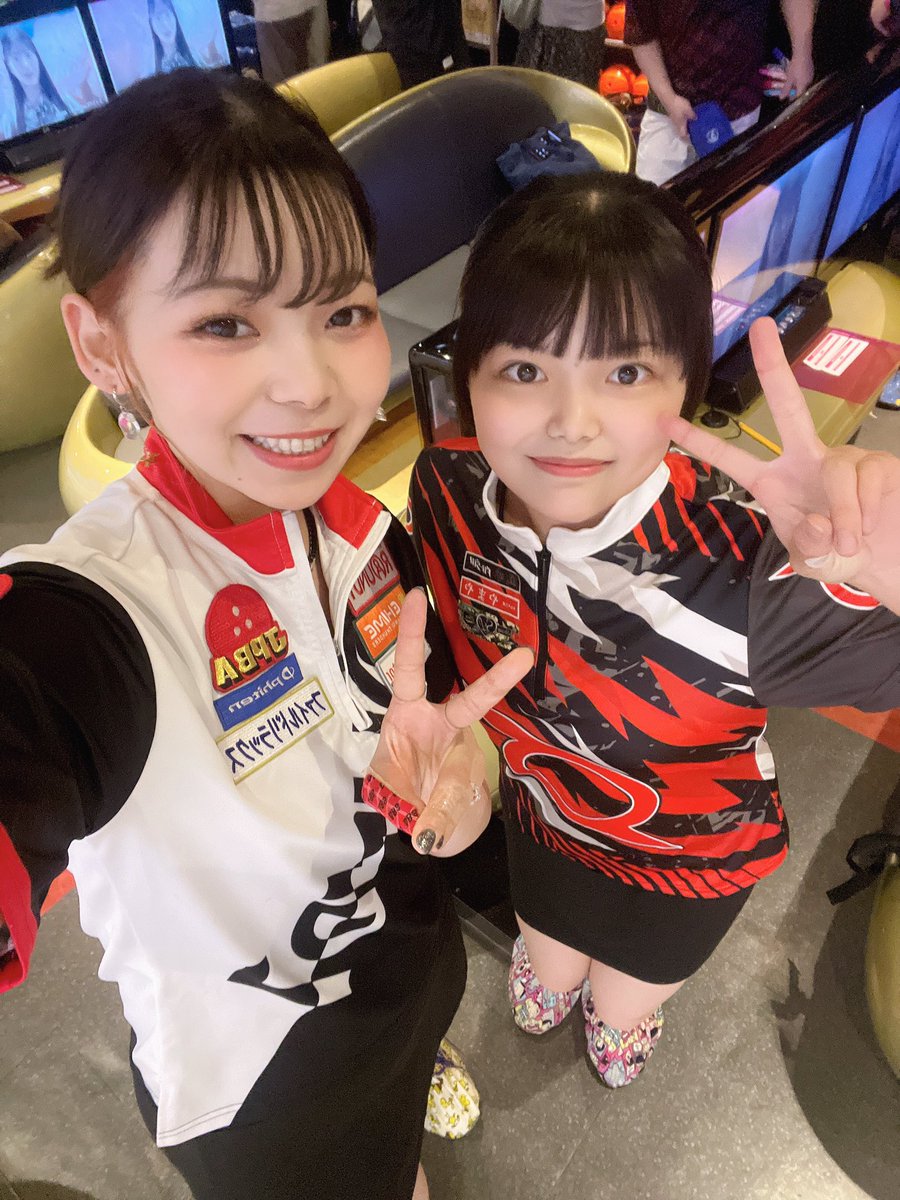 今日は三浦プロのチャレンジマッチに行ってきました!!4ゲームでちょうど1000点😤 
広島オープンぶりに三浦プロにお会いしてお話できてよかった^^

やっと新しく作ってもらったtyphoonのユニホーム着れた🥹❤️‍🔥だいすきな赤でかっこかわいぃー❤️‍🔥❤️‍🔥

<a href="/520misato/">三浦美里⚡️</a> 
 #typhoonjpn